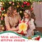 12 Pieces Pull Bow Large Organza Gift Wrapping Pull Bows with Ribbon for Christmas Presents Wedding Gift Wrapping Baskets (Gold,6 inch)